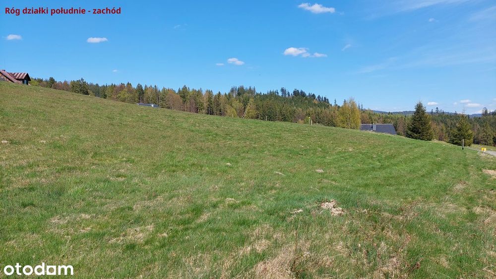 Widokowa działka budowlana 15a, asfaltowy dojazd, panorama gór PREMIUM - Widok 4
