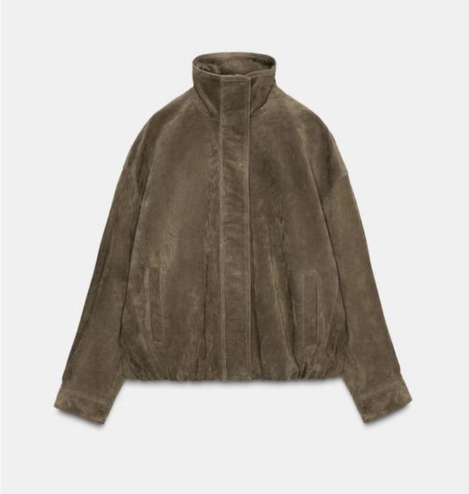 Zara  кожаная шкіряна куртка S