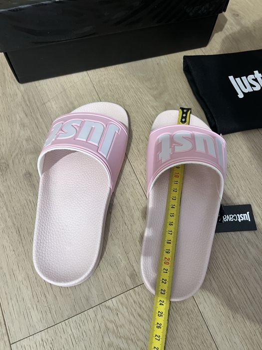Just Cavalli markowe damskie klapki Italy Nowe rozmiar 35/36