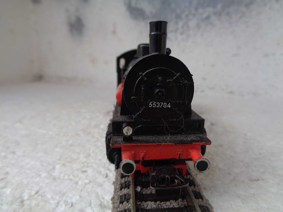 1:87 Locomotiva a vapor BR 55 comboio da DR