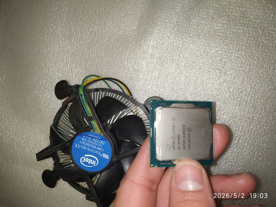 Комплект або окремо проц Intel core i5-9400f (6 ядер) і боксовий кулер + материнка ASUS prime b360m-a