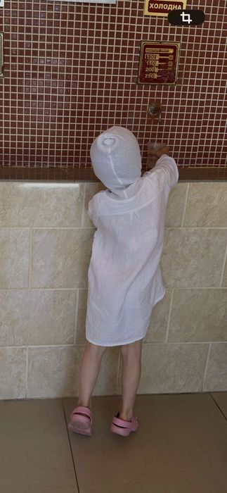 Туніка пляжна муслін розмір 104