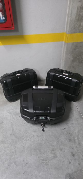 Givi trekker conjunto de 3 malas
