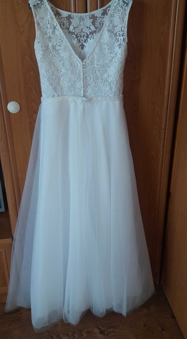 Suknia ślubna S/M + gratisy