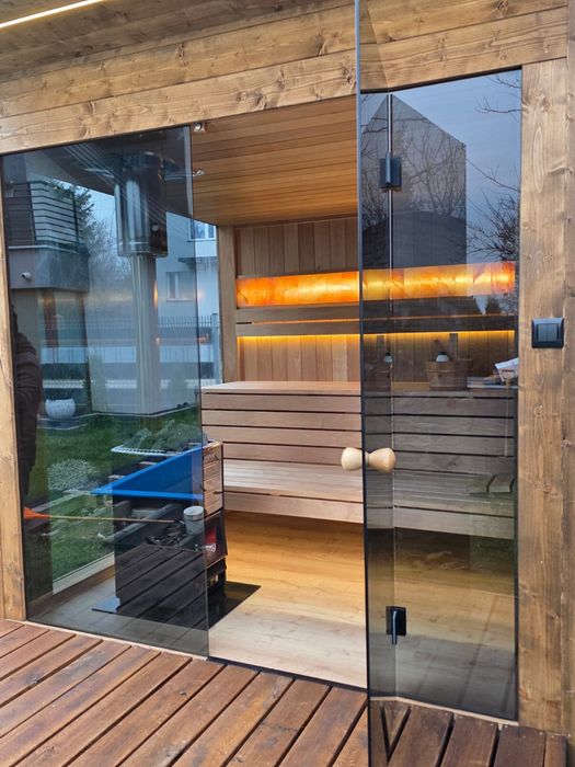 Sauna „polka +’’ opalna drewen 6 osobowa