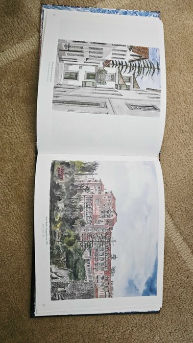 Livro Funchal Esquina do Mundo Aquarelas de Vasco d'Orey Bobone