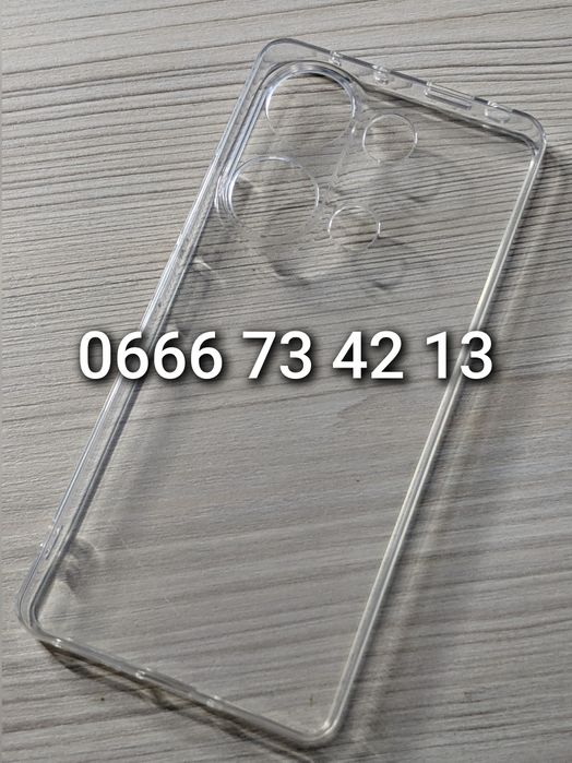Прозрачный силиконовый чехол  Xiaomi Redmi Note 13 Pro чохол прозорий