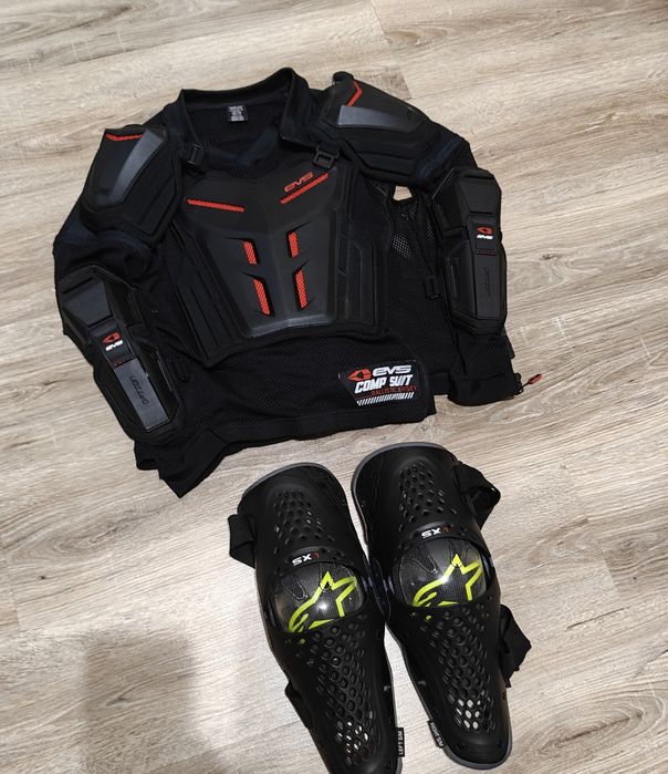 Комплект захисту Evs Comp Suit + Alpinestars SX-1 S-M-L  мотоекіп