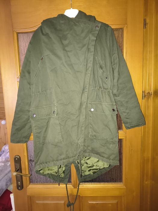Kurtka khaki nieprzemakalna Moodo rozmiar S