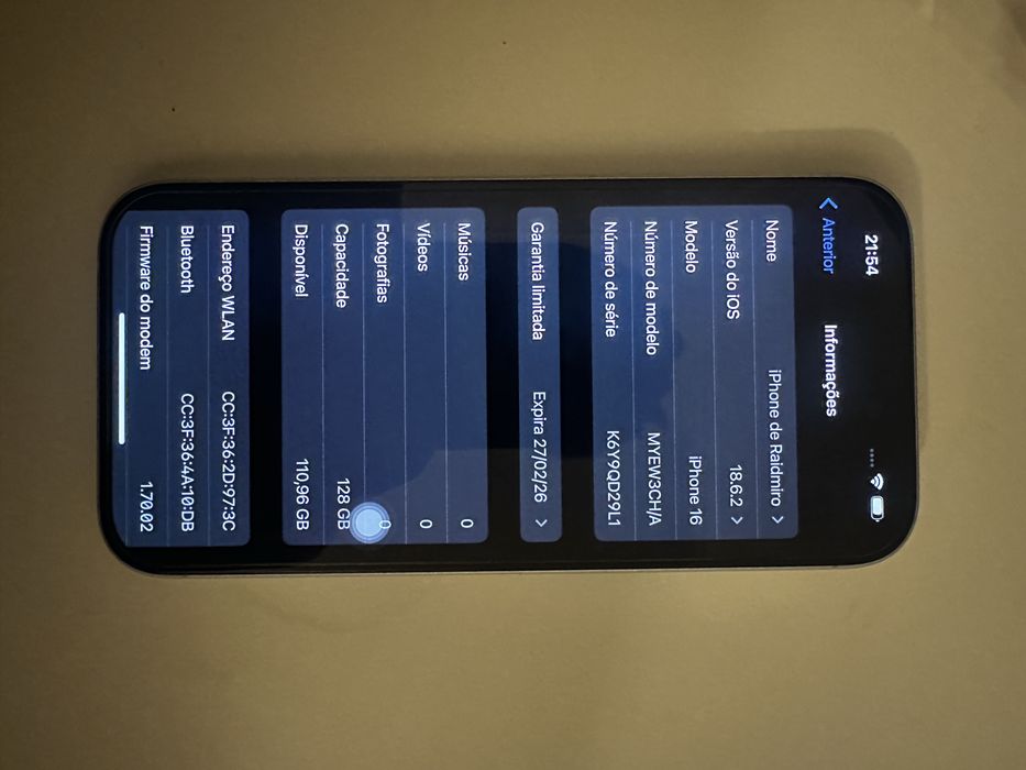 Iphone 16 c/garantia