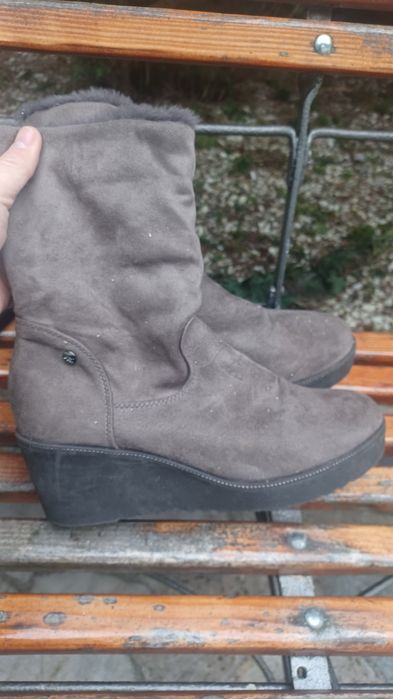 Buty zimowe ciepłe botki damskie