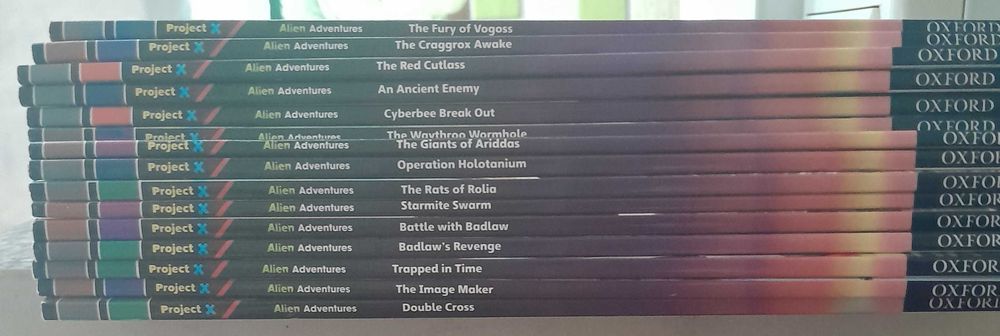 Набір з 15 книжок Oxford Project X Alien Adventures англійською