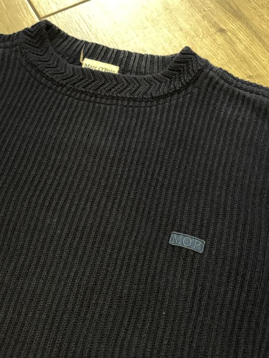 Vintage Marc O’Polo Chunky Knit Navy | 100% Bawełna | Rozmiar L