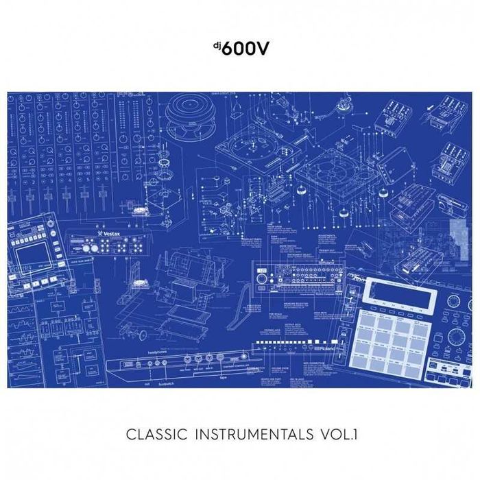 DJ 600V - CLASSIC INSTRUMENTALS VOL.1 LP autograf / Molesta Kaliber 44