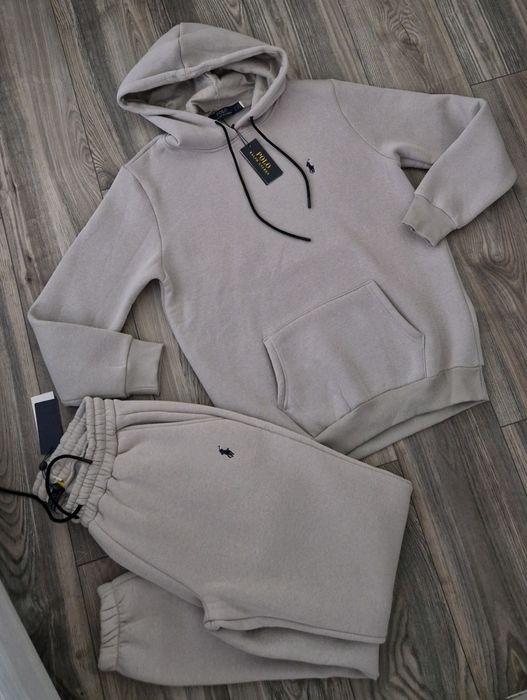 Dres męski set RALPH LAUREN r. M beżowo-szary