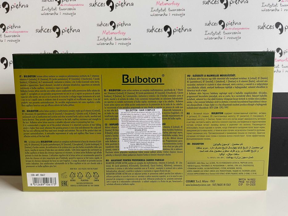 BES Ampułki Silkat Bulboton Hair Complex C2 - przeciw wypadaniu włosów