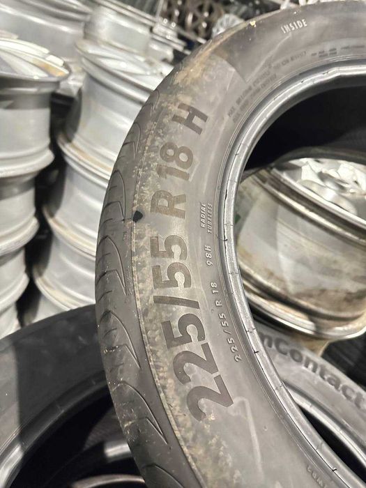 Шини б/у ЛІТО 225/55 R18 Continental PremiumContact6 90% гума R18 EA18
