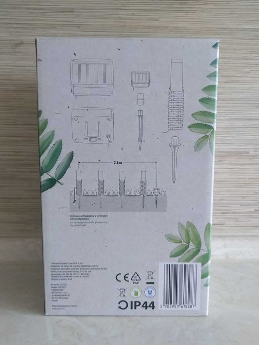 OKAZJA Lampki solarne ratanowe lampy rattan 4szt Wysyłam