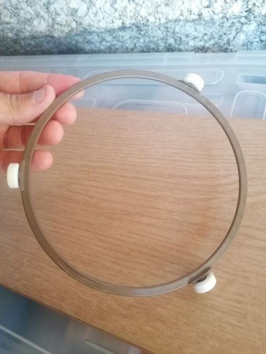 Prato de Vidro para Microondas Kunft + Aro de Rodas