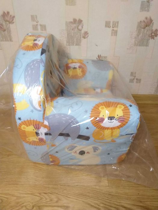 HIT Fotelik dziecięcy piankowy fotel dla dziecka Lew Koala Leniwiec