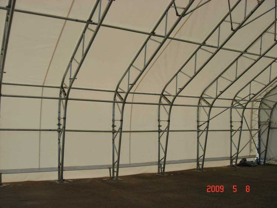 Hangar Namiotowy samoloty 10x15m  Magazyn, Hangar, Garaż hala na bale