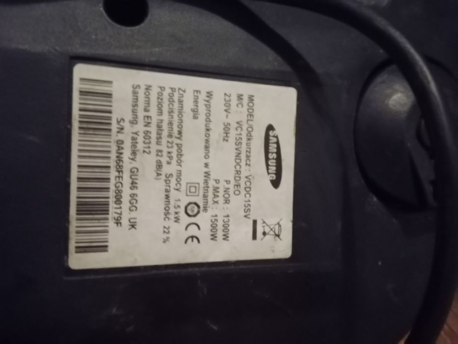 Odkurzacz Samsung 1500watt