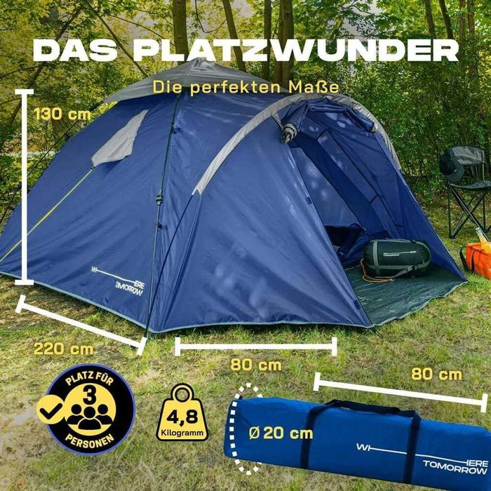 Namiot 3-4 Osób Rodzinny Namiot