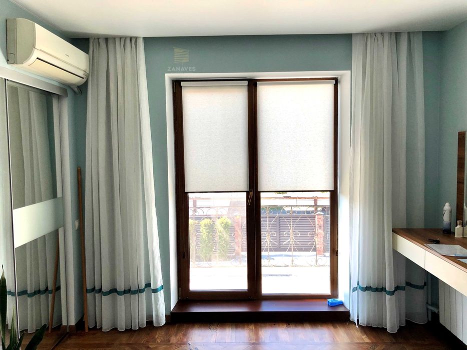 Ролеты день ночь, рулонные шторы, жалюзі день ніч, тканинні ролети