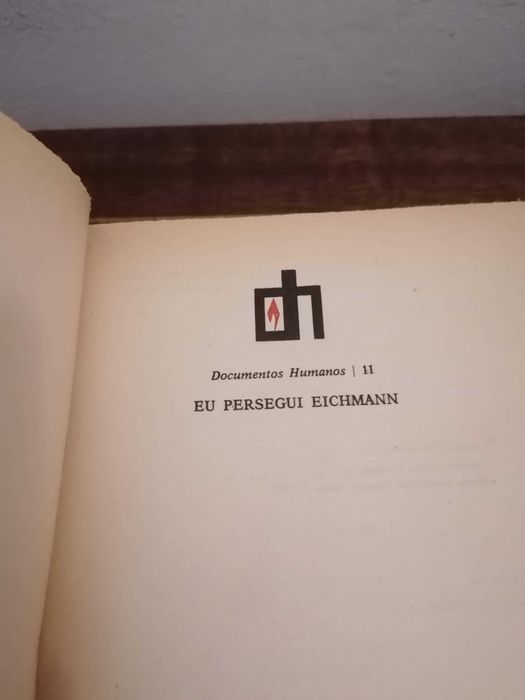 Livro “Eu persegui Eichmann” de Simon Wiesenthal