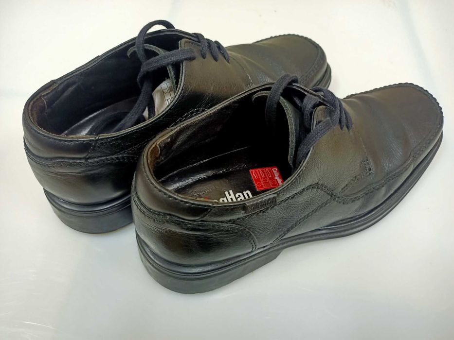 Callaghan Action Czarne Męskie Codzienne Buty Skórzene Rozm.40
