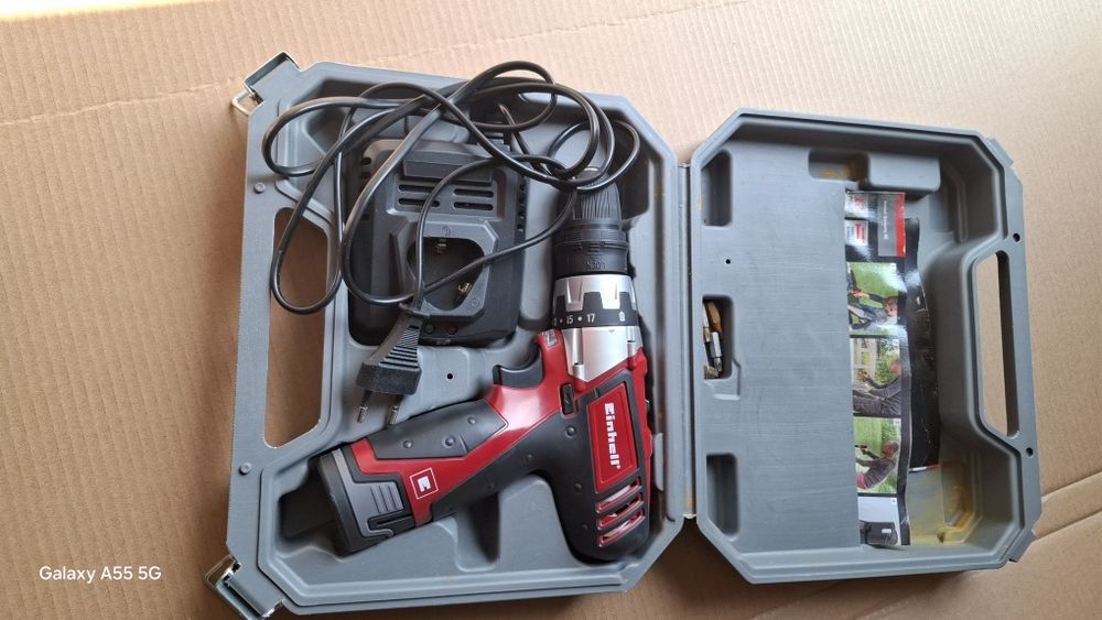 Wkrętarka Einhell TC-CD 12 Li zasilanie akumulatorowe 12 Vi