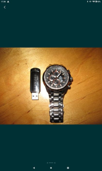 Casio EF 539D 1A5 хронограф