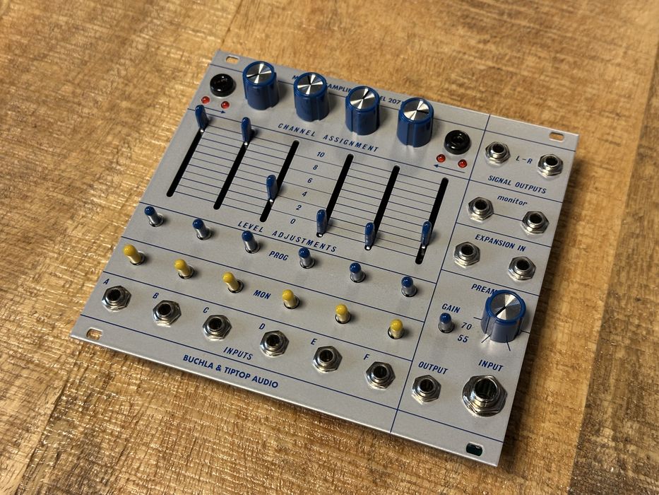 Tiptop Audio Buchla 207t Mixer eurorack syntezator modularny mikser