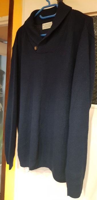 Sweter męski kolor granat
