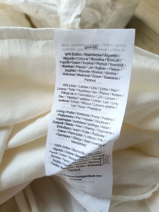 Vero moda sukienka damska letnia hafty ecru rozm 44 XXL
