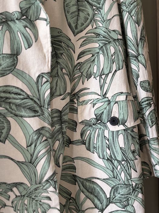 Льняний подовжений піджак жіночий