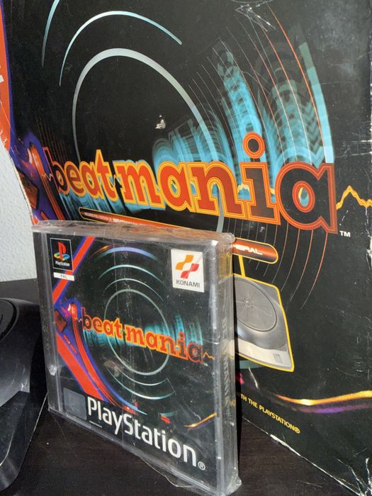 Controlador Beatmania PS1 + Jogo com Caixa