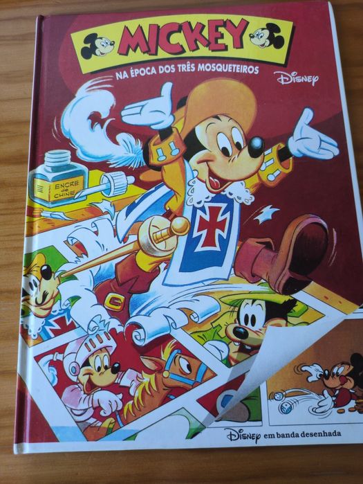 Mickey na Época dos Três Mosqueteiros Disney em Banda Desenhada
