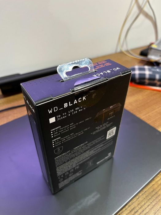 Новий WD Black P10 4TB (2.5"). Гарантія 3 роки Запакований
