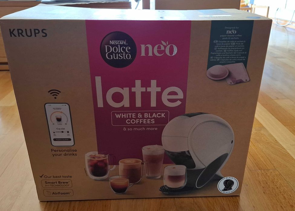 Máquina Nescafé Dolce Gusto NEO Latte preta – como nova