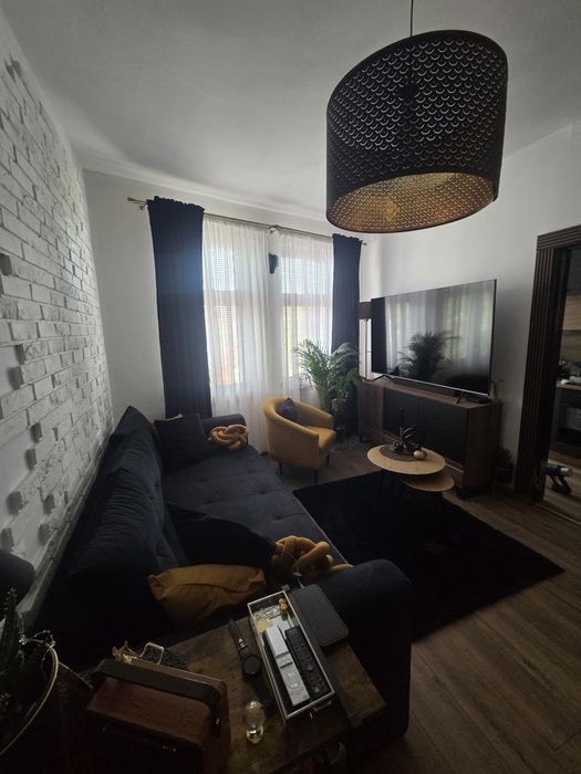 Fotel musztardowy plus gratisy