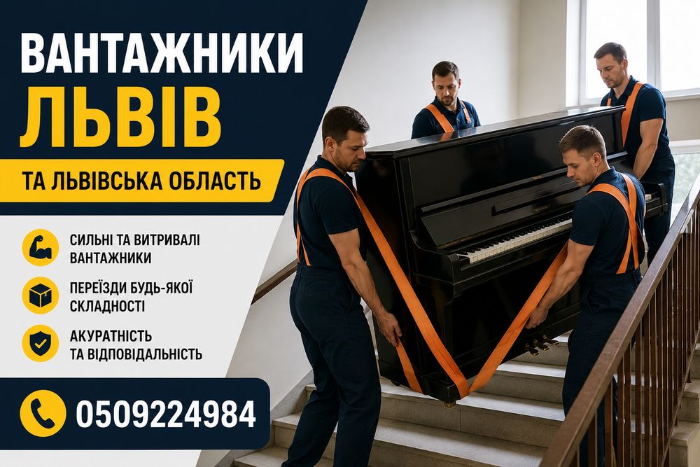 Вантажники Львів,  Підйом матеріалів, Спуск сміття , демонтаж, Утилізація сміття