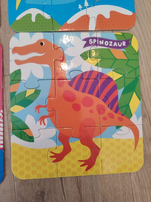 Puzzle dinozaury czuczu i puzzle drewniane