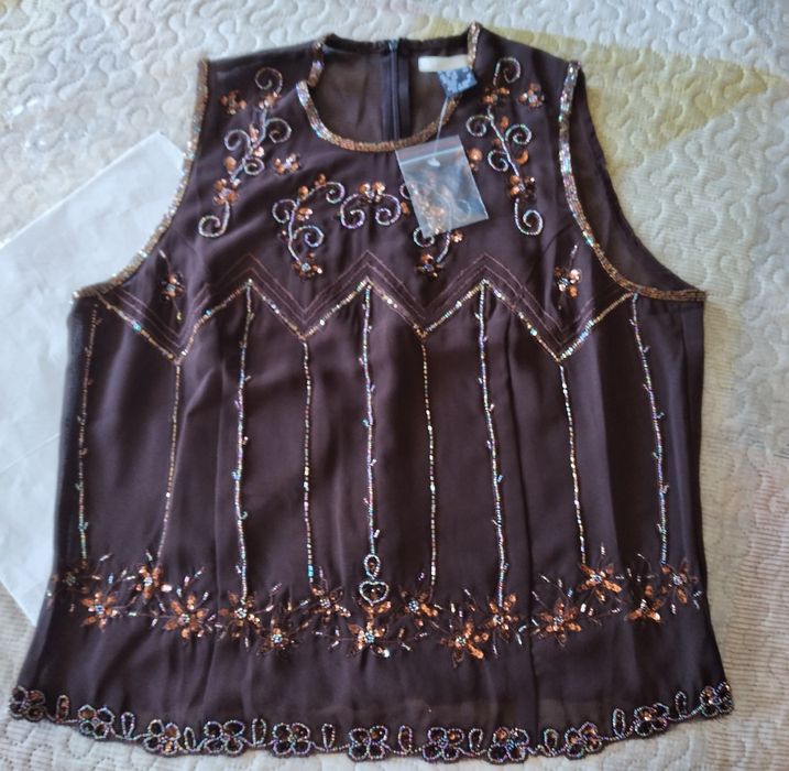 Top de cerimónia, marca La Redoute, tamanho 44