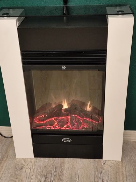 Kominek Elektryczny Obudowa Biały Połysk
