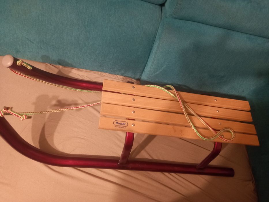 Sanki saneczki metalowe markowe polecam mocne zima święta