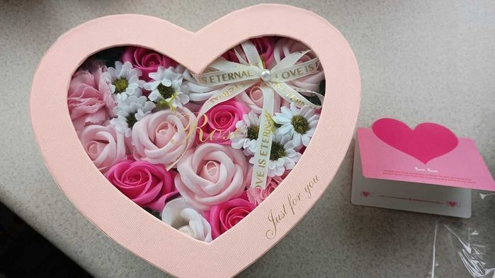 Róże mydlane bukiet na Prezent pudełko róża na różne okazje flower box