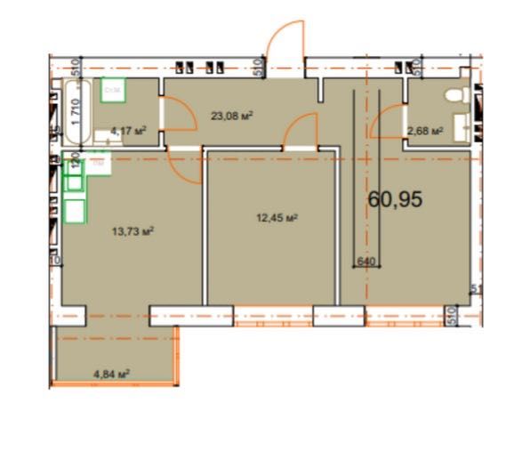 Продаж квартири в Калуші з розтермінуванням без % Калуш - Епіцентр