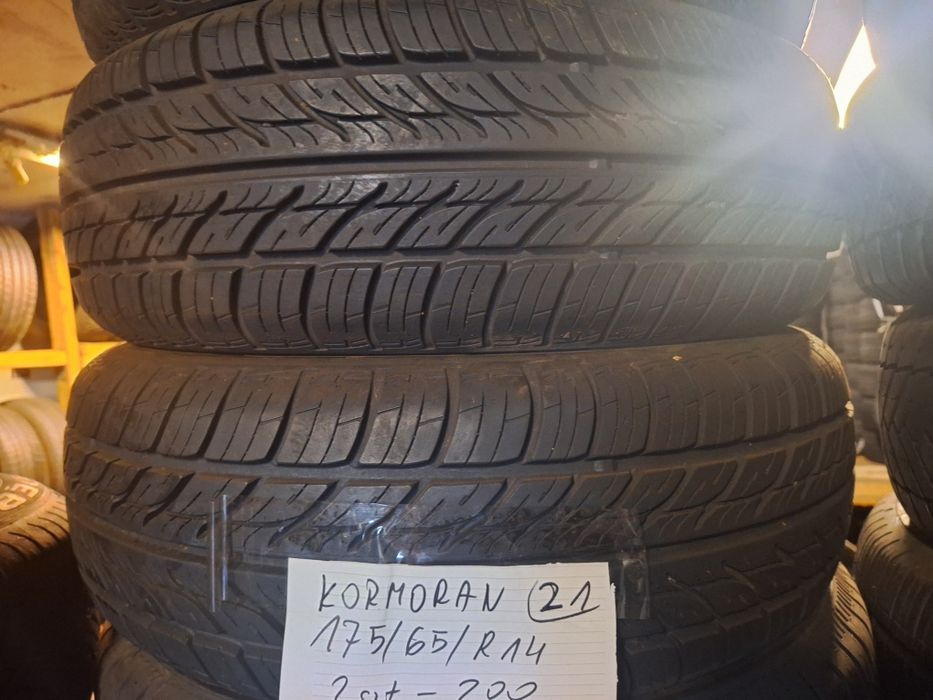 KORMORAN 175/65r14  2szt opony lato letnie 5.8mm 2021r