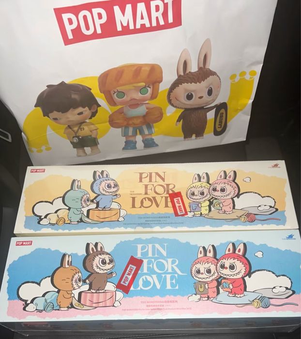 未開封THE MONSTERS PIN FOR LOVE (A-M) （N-Z） Pop Mart Labubu The Monsters Pin for Love Series Vinyl Plush